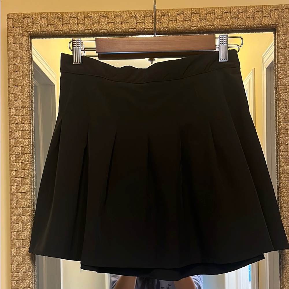 Black Pleated Skirt